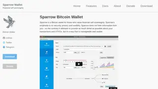 Sparrow Wallet screenshot preview